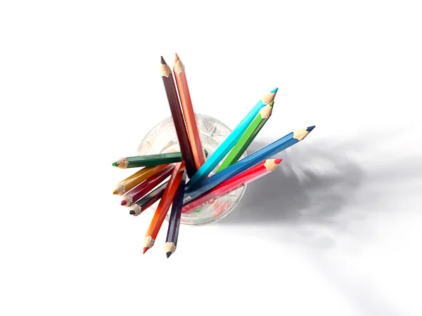 Colored pencils to draw — Stock Photo, Image