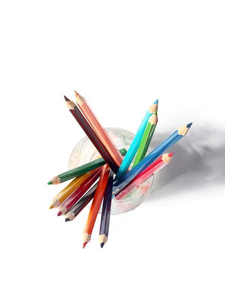 Colored pencils to draw — Stock Photo, Image