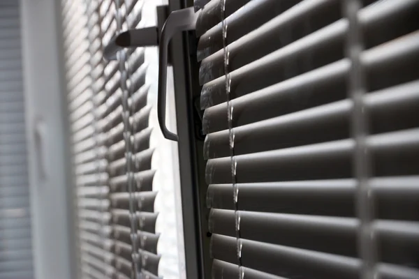 Window plastic blinds — Stock Photo, Image