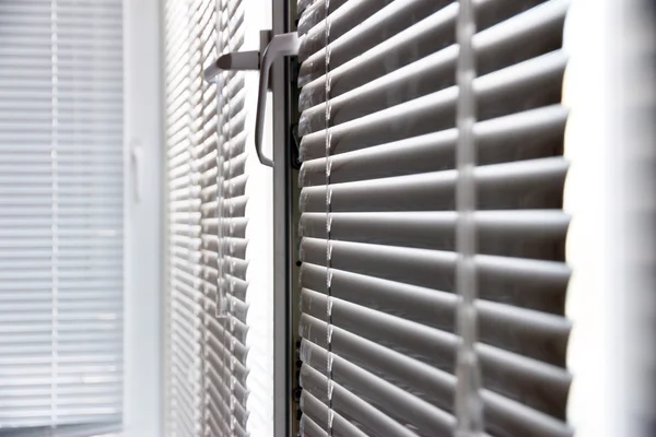 Window plastic blinds — Stock Photo, Image