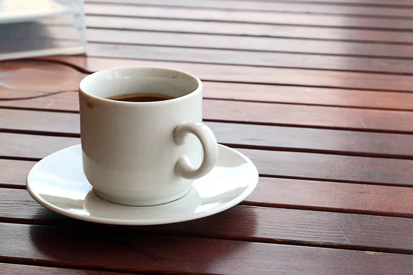 Tazza di caffè nero — Foto Stock