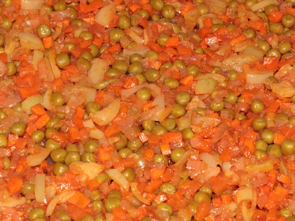 Stewed Vegetables Side Dish Main Food — Stock Photo, Image