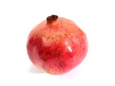 Sonbahar hasadının bir elementi olarak parlak olgun meyve nar.