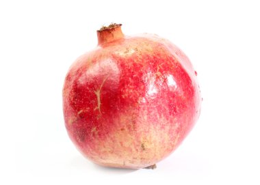 Sonbahar hasadının bir elementi olarak parlak olgun meyve nar.