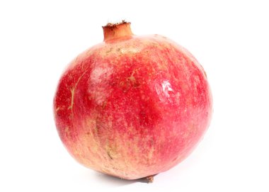 Sonbahar hasadının bir elementi olarak parlak olgun meyve nar.