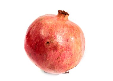 Sonbahar hasadının bir elementi olarak parlak olgun meyve nar.