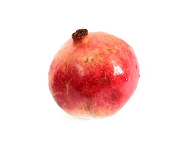 Sonbahar hasadının bir elementi olarak parlak olgun meyve nar.