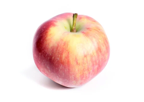 Hermosa Manzana Roja Madura Como Parte Cosecha Frutas Otoño — Foto de Stock