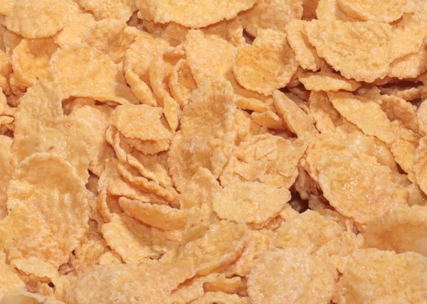 Cornflakes Zum Frühstück Der Schüssel — Stockfoto