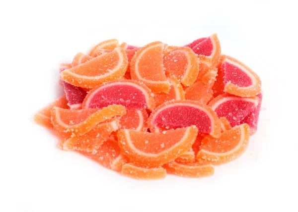 Een Stapel Fijne Marmelade Vorm Van Sinaasappelschijfjes — Stockfoto