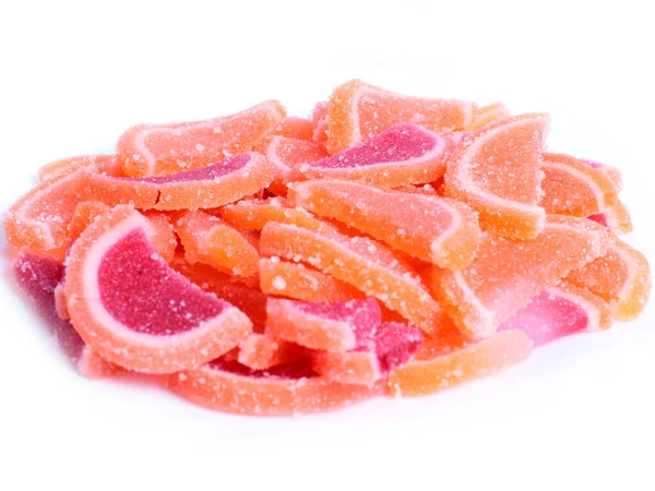 Een Stapel Fijne Marmelade Vorm Van Sinaasappelschijfjes — Stockfoto