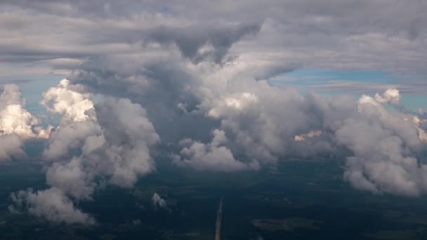 Bouřkové Mraky Obloze Jako Krásná Obloha Krajina — Stock video