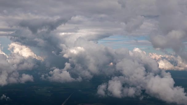 Nuvole Tuono Nel Cielo Come Bellissimo Paesaggio Del Cielo — Video Stock