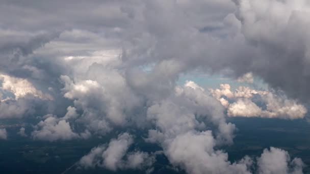 Gewitterwolken Himmel Wie Eine Schöne Himmelslandschaft — Stockvideo