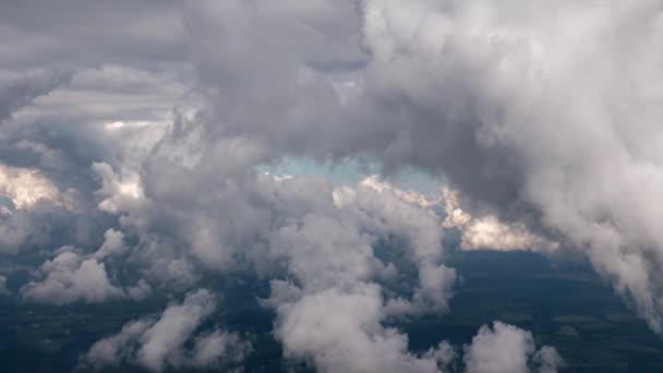 Bouřkové Mraky Obloze Jako Krásná Obloha Krajina — Stock video