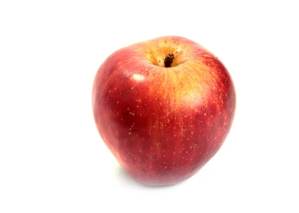 Стигле Свіже Червоне Яблуко Частина Врожаю — стокове фото