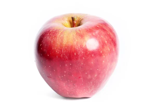 Стигле Свіже Червоне Яблуко Частина Врожаю — стокове фото