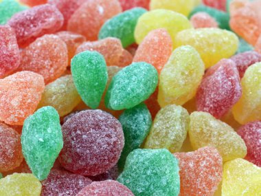 Narenciye tadında güzel karamel renkli damlalar.