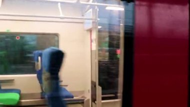 Moskova Rusya kentinin taşımacılık ve yolcu istasyonu trafiği