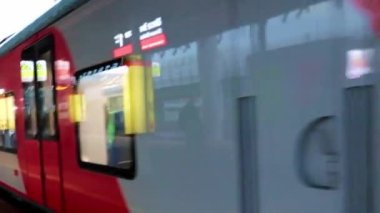 Moskova Rusya kentinin taşımacılık ve yolcu istasyonu trafiği