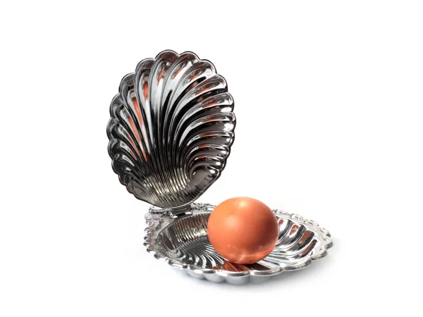 Easter Egg Lies Decorative Stand Sink — Stock Photo, Image