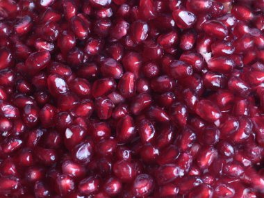 Olgun taze tropikal meyve nar taneleri