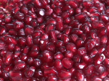 Olgun taze tropikal meyve nar taneleri