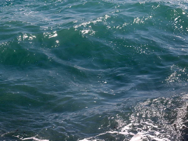 Beautiful Sea Shore Wave Pebble Beach — Stock Photo, Image