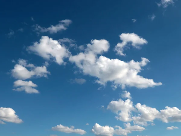 beautiful cloudy summer sky above the horizon