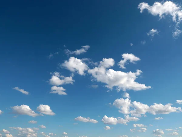 beautiful cloudy summer sky above the horizon