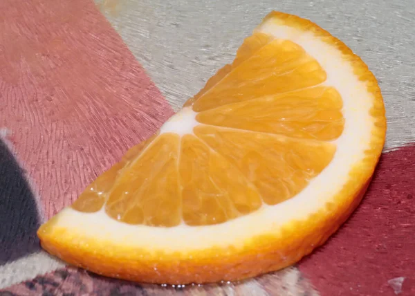 Ripe Orange Slices Prepared Great Meal — Stock Photo, Image