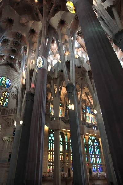 Elementos Decoração Interiores Sagrada Família Uma Área Residencial Cidade Barcelona — Fotografia de Stock