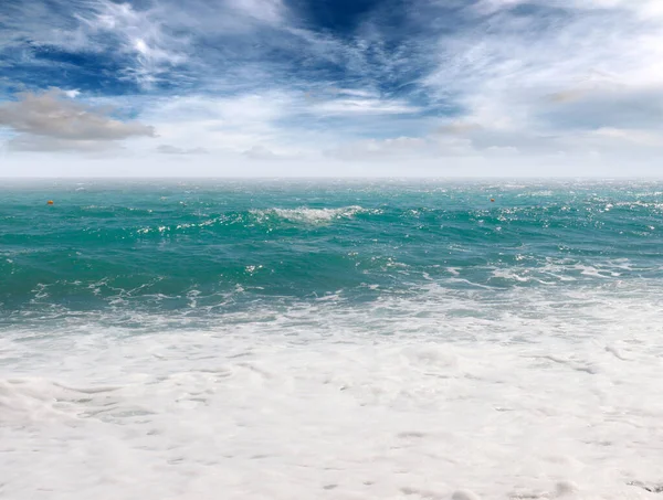 Beautiful Sea Beach Mediterranean Coast — Stock Photo, Image