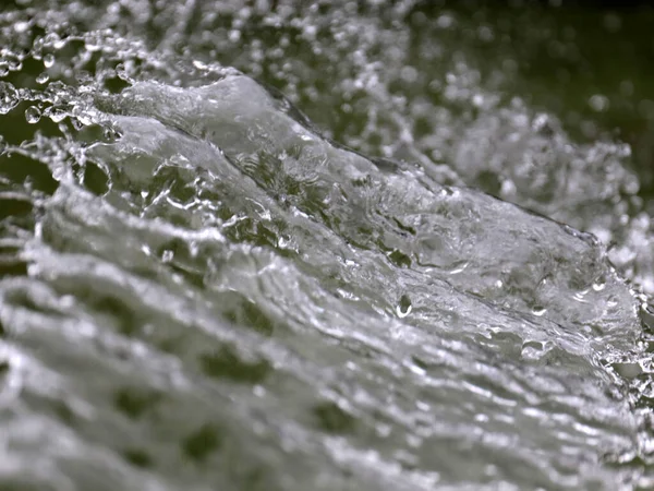 Goccioline Particelle Acqua Flusso Violento Liquido — Foto Stock