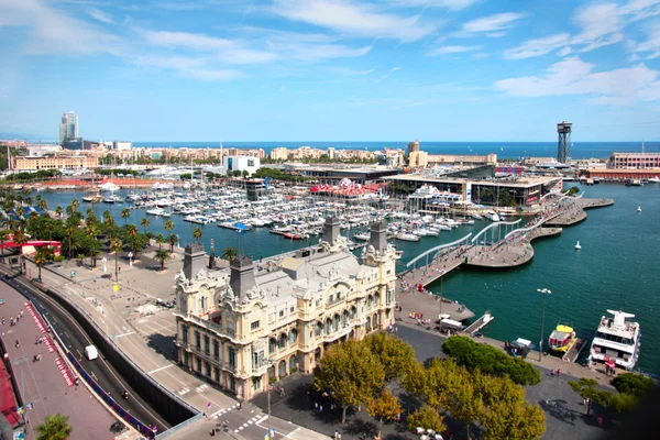 Puerto Barcelona España — Foto de Stock