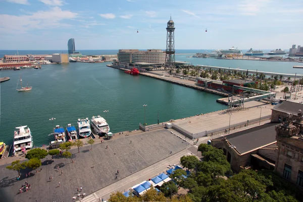 Puerto Barcelona España — Foto de Stock