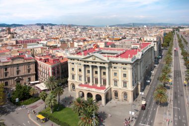 Barcelona İspanya sokaklarında