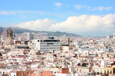 Barcelona İspanya sokaklarında