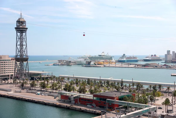 Puerto marítimo Barcelona España — Foto de Stock