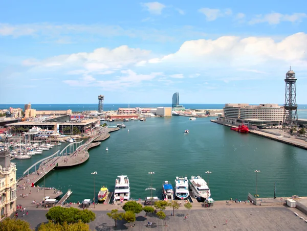 Tengeri kikötő Barcelona Spanyolország — Stock Fotó