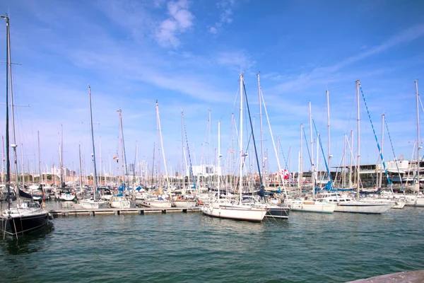 Sea port Barcelone Espagne — Photo