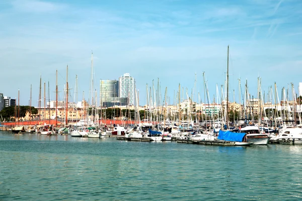 Sea port Barcelone Espagne — Photo