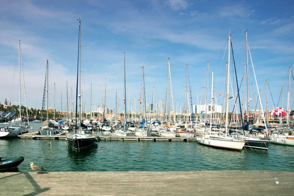 Sea port Barcelona Spain — Stock Photo, Image