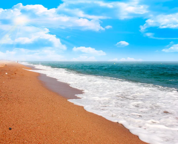 Spiaggia di sabbia — Foto Stock