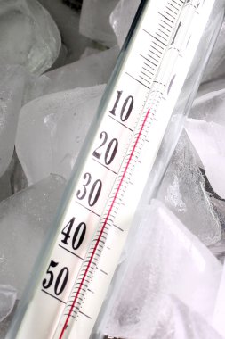termometre ve buz