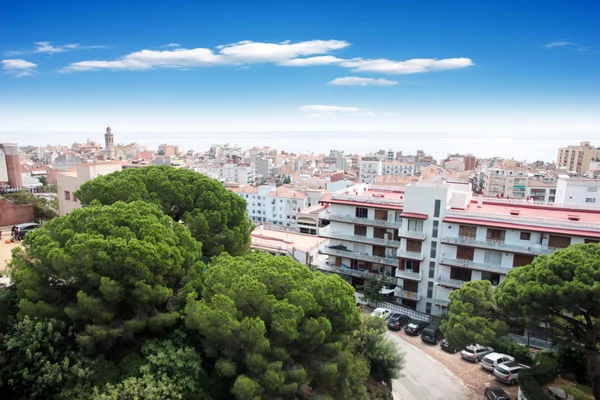 Resort ciudad Calella — Foto de Stock