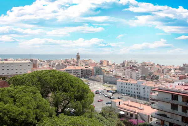 Resort ciudad Calella — Foto de Stock