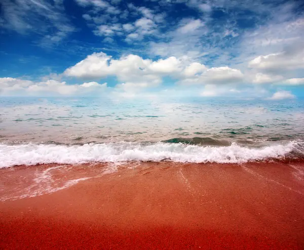 Spiaggia solare — Foto Stock