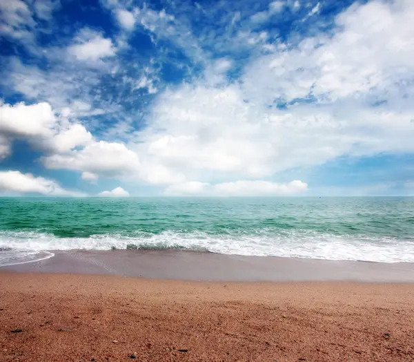 Spiaggia solare — Foto Stock