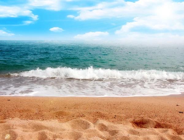 Spiaggia solare — Foto Stock